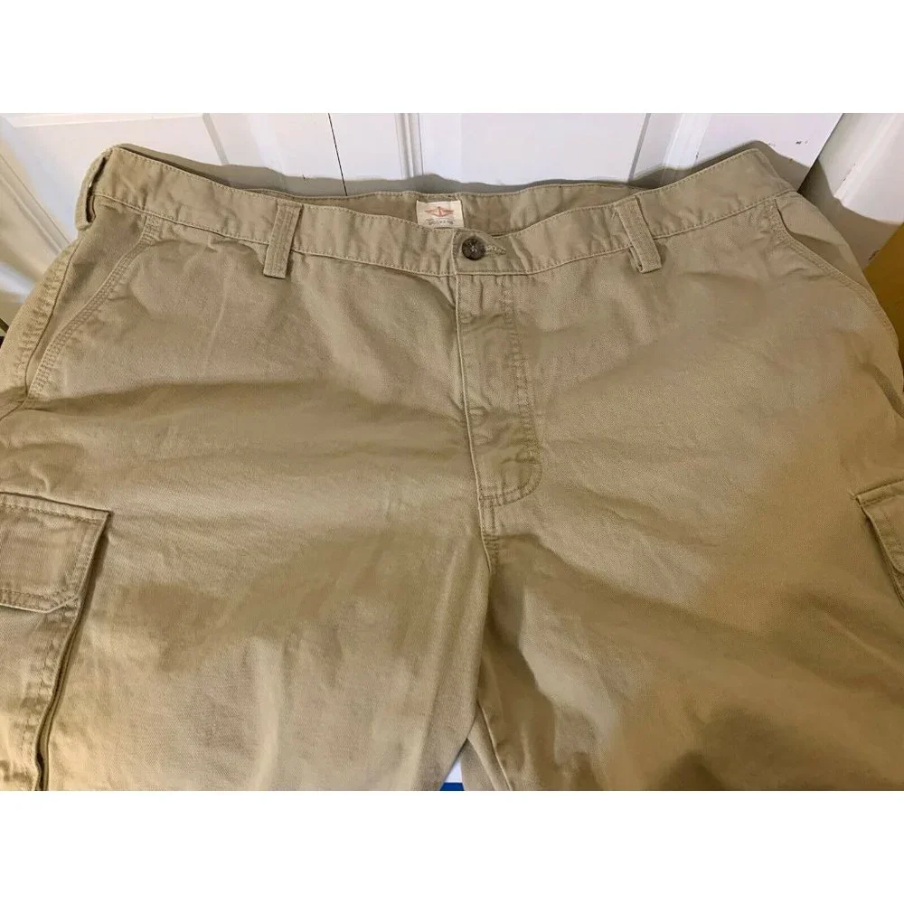 Dockers‎ Men’s Sz 44 tan Cargo Shorts Cotton Regular Fit Multiple Pockets